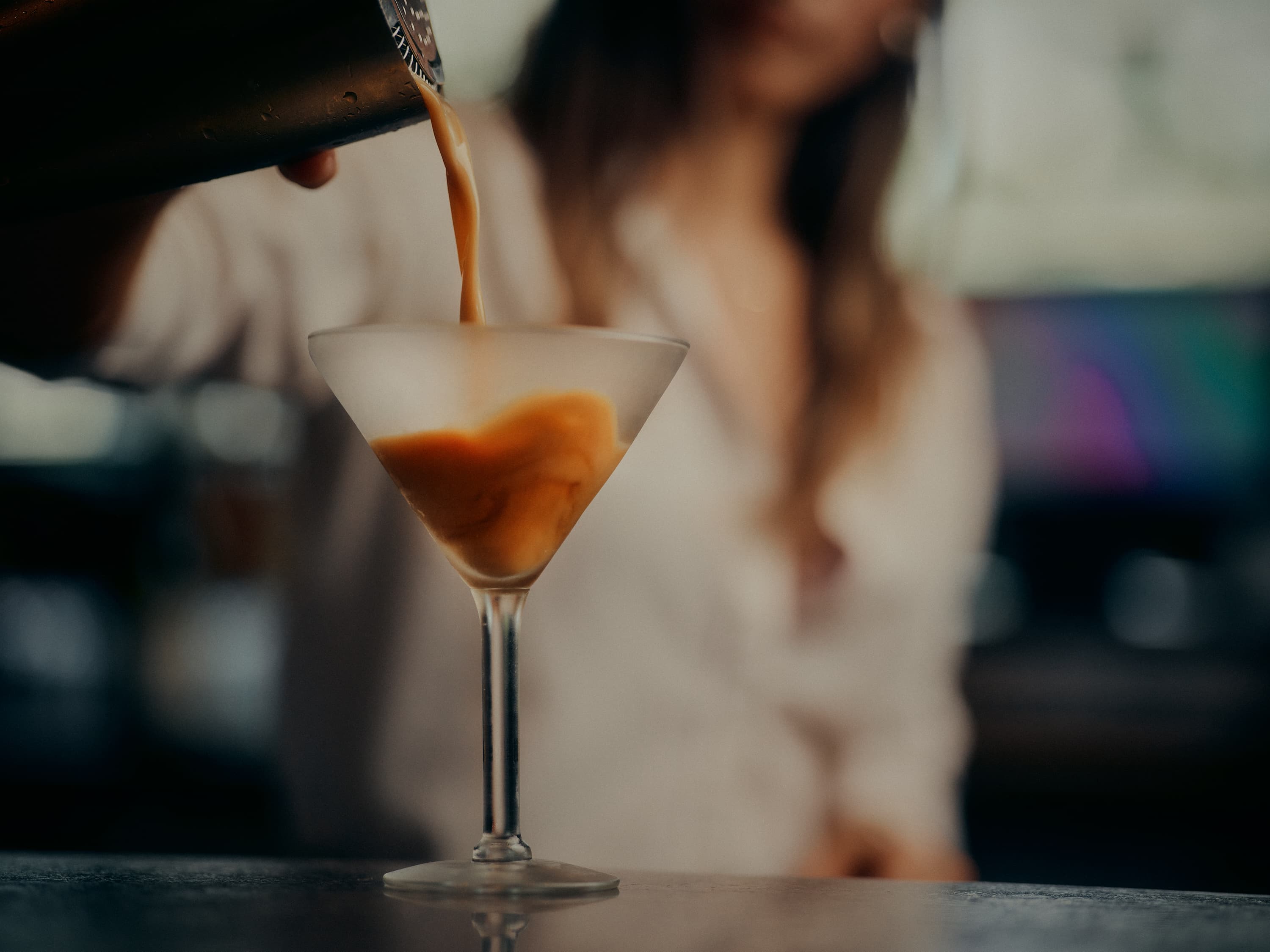 A seasonal cocktail from the bar at Rooster's